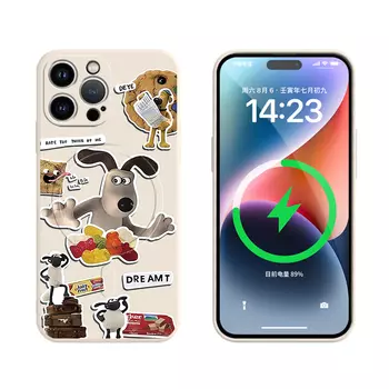 Чехол для телефона с камнями Stones, Magnetic texture black-DWSTSMF320