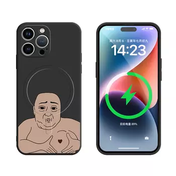 Чехол для телефона с камнями Stones, Magnetic texture black-DWSTSMF281