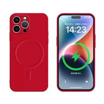 Чехол для телефона с камнями Stones, Magnetic Chinese red