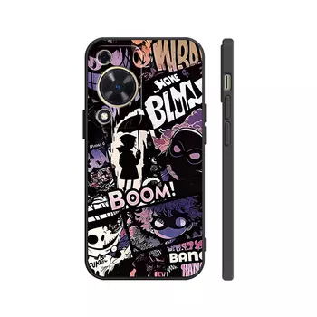 Чехол для телефона с камнями Stones, Rubik's Cube texture black - DWSTSMF375