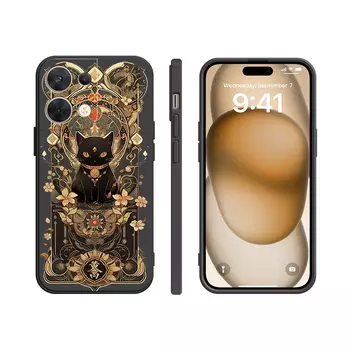 Чехол для телефона с камнями Stones, Rubik's Cube texture black - DWSTSMF007