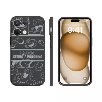 Чехол для телефона с камнями Stones, Rubik's Cube texture black - DWSTSMF032