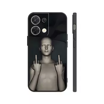 Чехол для телефона с камнями Stones, Rubik's Cube texture black - DWSTSMF306