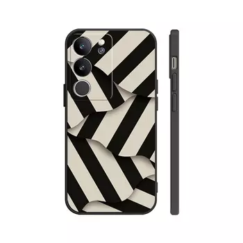 Чехол для телефона с камнями Stones, Rubik's Cube texture black - DWSTSMF046