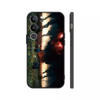 Чехол для телефона с камнями Stones, Rubik's Cube texture black - DWSTSMF170