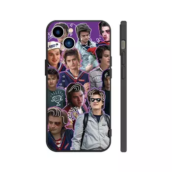 Чехол для телефона с камнями Stones, Rubik's Cube texture black - DWSTSMF163