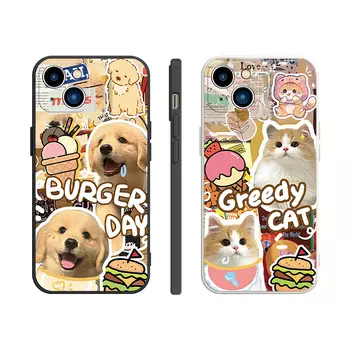 Чехол для телефона с камнями Stones, Rubik's Cube texture black - DWSTSMF351