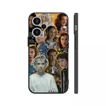 Чехол для телефона с камнями Stones, Rubik's Cube texture black - DWSTSMF174