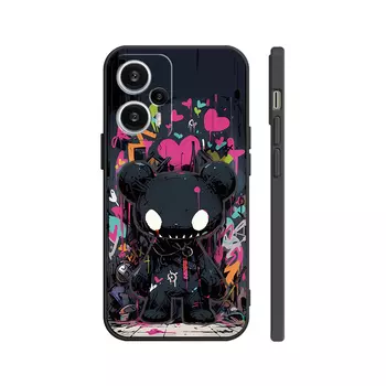 Чехол для телефона с камнями Stones, Rubik's Cube texture black - DWSTSMF189