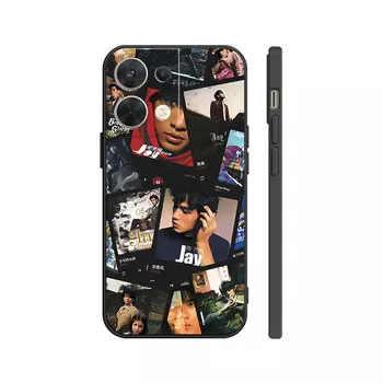 Чехол для телефона с камнями Stones, Rubik's Cube texture black - DWSTSMF061