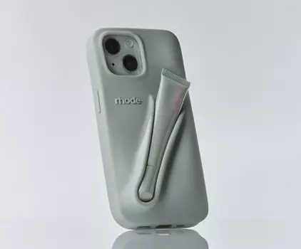 Чехол для телефона с отделением для бальзама Rhode, iphone 15, зеленый