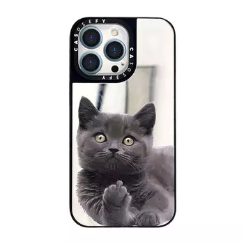 Чехол для телефона Saltoinc, Middle finger cat