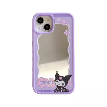 Чехол для телефона Sanrio, Kulomi liquid silicone mirror phone case