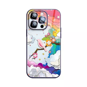 Чехол для телефона Sen Dog Forest Dog, Plum colorLiquid edge - paper carved magpie tread branch