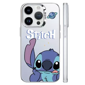 Чехол для телефона серии Disney Stitch, DISNEYDDCY0006P-Color silver blue electroplated blue