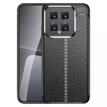 Чехол для телефона Stewpigo, Graphite BlackLychee skin pattern