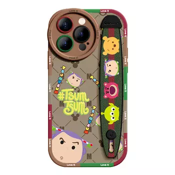 Чехол для телефона Super Mouse Strawberry Bear Series, Big Name Story Wristband holder model round lens