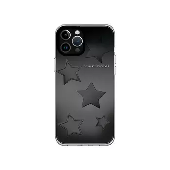 Чехол для телефона Taowantong Tao Wantong, Circle shell - black border - five-pointed star on black backgro