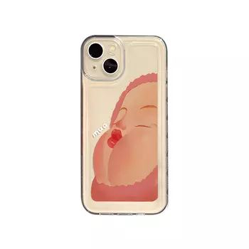 Чехол для телефона Taowantong Tao Wantong, Cute pouting girl black, anti-falling , not yellow