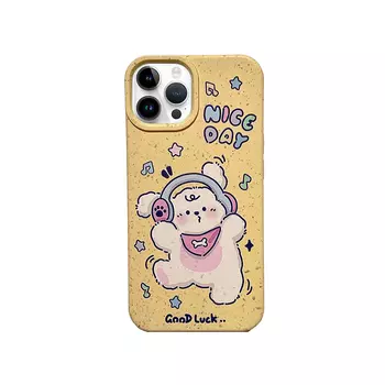 Чехол для телефона Taowantong Tao Wantong, Degradable shell - yellow - cake eating puppy YX213