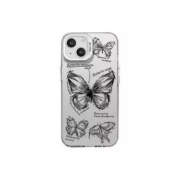 Чехол для телефона Taowantong Tao Wantong, IMD - Coral Pink - Poetic Butterfly