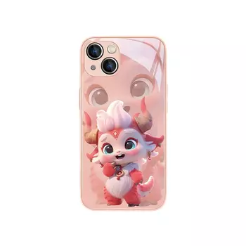 Чехол для телефона Taowantong Tao Wantong, Liquid metal glass sand pink dragon 1