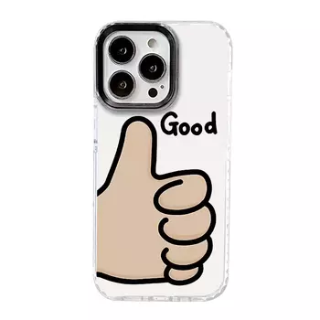 Чехол для телефона Victory Charge, Circle Shell-White Edge 0-Thumbs Up