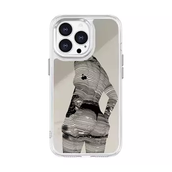 Чехол для телефона Victory Charge, Mirror Shell-Electroplated Silver 0-TDL Stripe Bad Girl