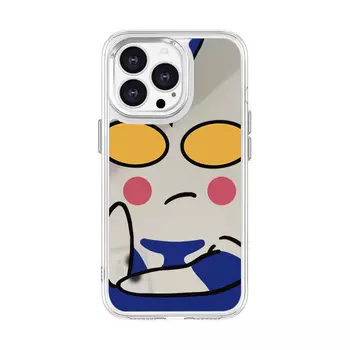 Чехол для телефона Victory Charge, Mirror shell-electroplated silver 0-TDL blue Ultraman