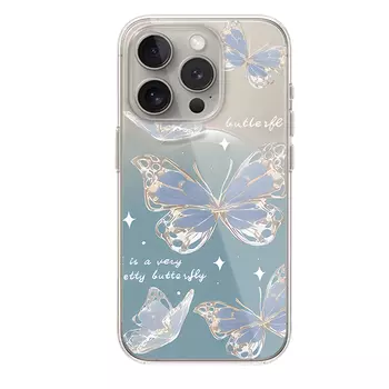 Чехол для телефона Victory Charge, SC Magnetic Shell-Transparent-SQ Butterfly Sequin