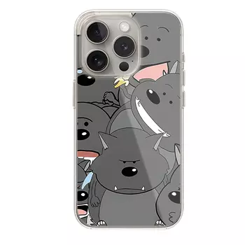 Чехол для телефона Victory Charge, SC magnetic shell-transparent-SQ banana wolf