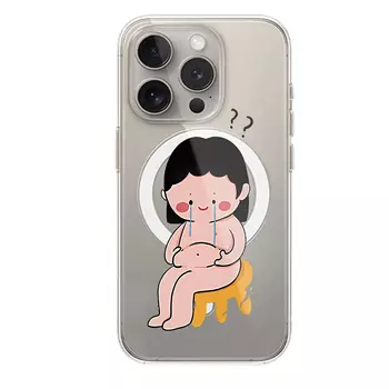 Чехол для телефона Victory Charge, SC Magnetic Shell - Transparent - Pinch Belly Girl