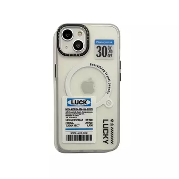 Чехол для телефона Victory Charge, White white background label magnetic shell