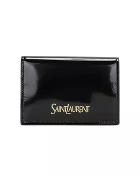 Чехол для визитных карточек Saint Laurent, цвет Noir