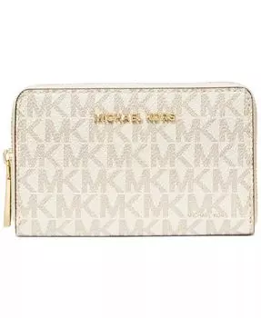 Чехол для визиток с логотипом Jet Set на молнии Michael Kors, серый