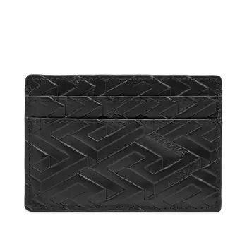 Чехол для визиток Versace Greca, черный