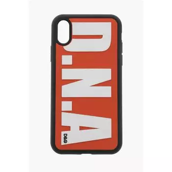 Чехол DNA Rubber XR для iPhone с тисненым логотипом Dolce & Gabbana, Black