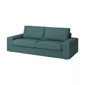 Чехол на 3-местный диван Ikea Kivik, зеленый