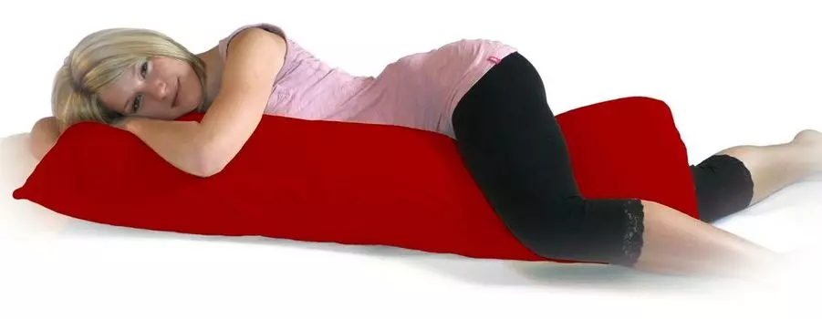 Чехол на боковую подушку 40х120 | 40х140 | 40х160 | 40x200 : Цвет - Красный, Размер - 40x120 см DUKAL