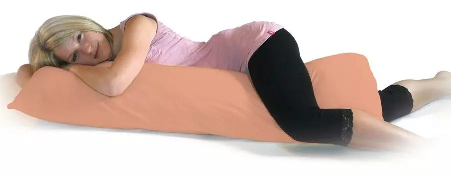 Чехол на боковую подушку 40x120 | 40х140 | 40х160 | 40х200: цвет – лососевый, размер – 40х120 см DUKAL