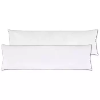 Чехол на боковую подушку, чехол на подушку или боковую подушку с наполнителем (около 40x140 см, белый) Bestlivings