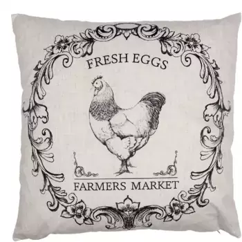 Чехол на декоративную подушку Clayre&Eef, бежевый