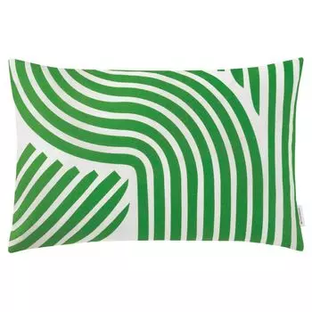 Чехол на декоративную подушку Tom Tailor Organic Waves зеленый 30х50см