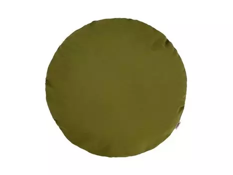 Чехол на круглую подушку ок. 50 см, мох, рисунок зеленого цвета «желаемый тон» beties