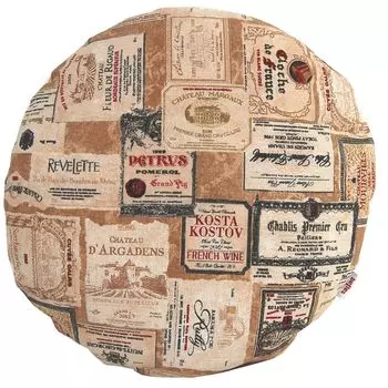 Чехол на круглую подушку ок. 60 см. Чистый уют «Рустика» beties