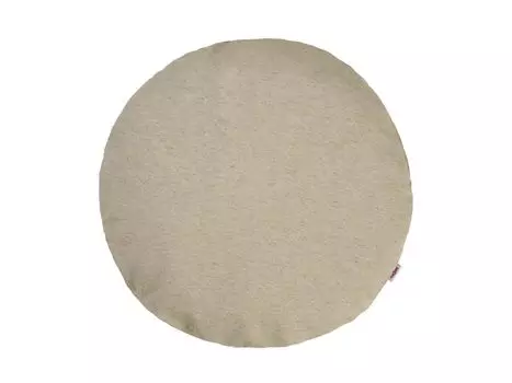 Чехол на круглую подушку ок. 80 см меланжево-бежевого цвета «желаемый тон» beties