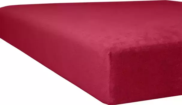 Чехол на массажный стол для коленей "флисовая махра", пушистый и мягкий Kneer 60-65х190-200 см, 1 шт., цвет karmin