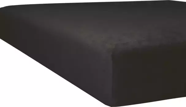 Чехол на массажный стол для коленей "флисовая махра" с прорезью для носа Kneer 60-65х190-200 см, 1 шт., черный