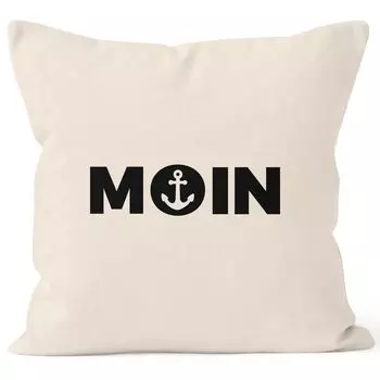 Чехол на морскую подушку Moin с якорной декоративной подушкой MoonWorks natural, униразмер