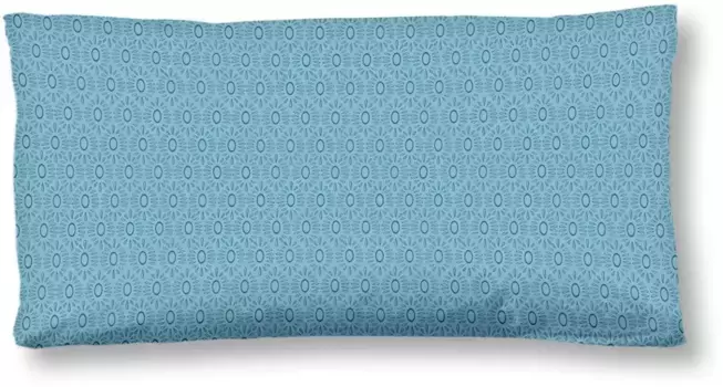 Чехол на набедренную подушку "Aviva", (1 шт., 1 чехол на подушку 40х80 см), 100% хлопок/сатин Hip 80х40 см, цвет Aquablau